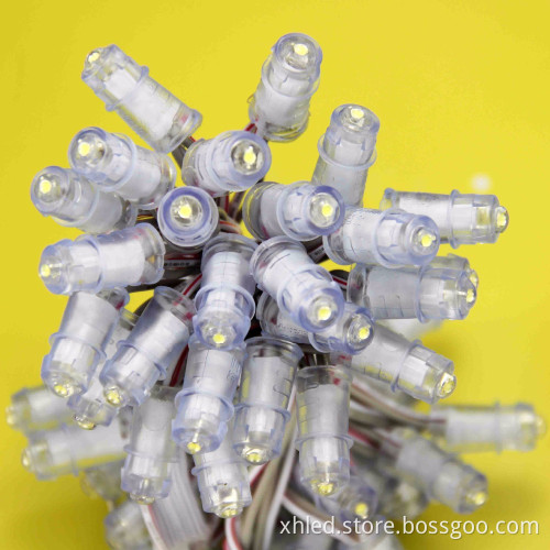 Single Color 0.1W 9mm DC5V F5 Waterproof IP67 Led Pixel Light for Amusement Park Rides